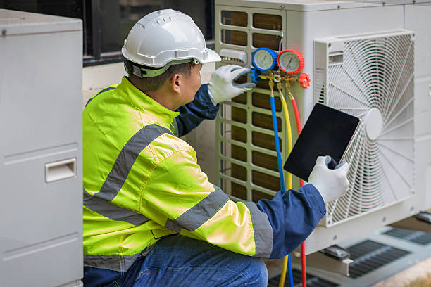 Professional Hvac technician working in Smithton, PA